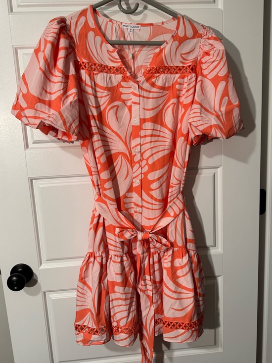 Mary Square Dresses & Skirts - NWT Mary Square Addison Dress, Sail Away Coral Print, Size Medium
